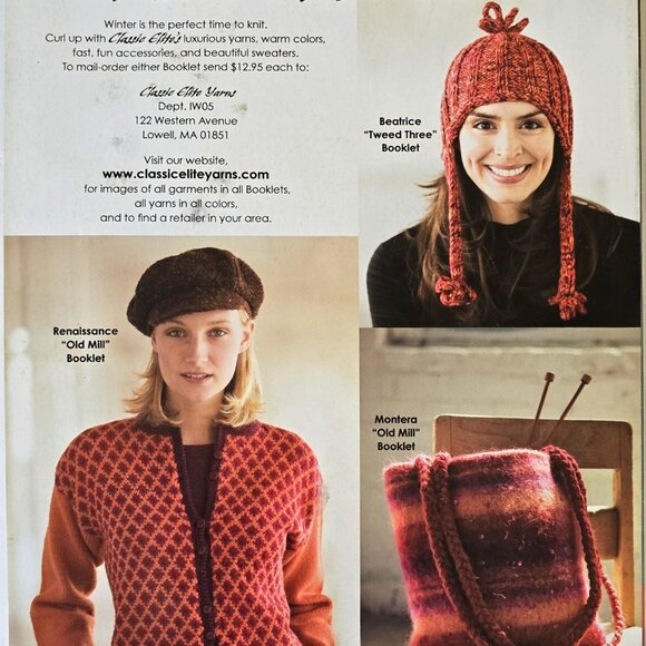 Interweave Knits Magazine Winter 2005 With 30 Winter Knitting Projects & Pattern - Picture 3 of 16